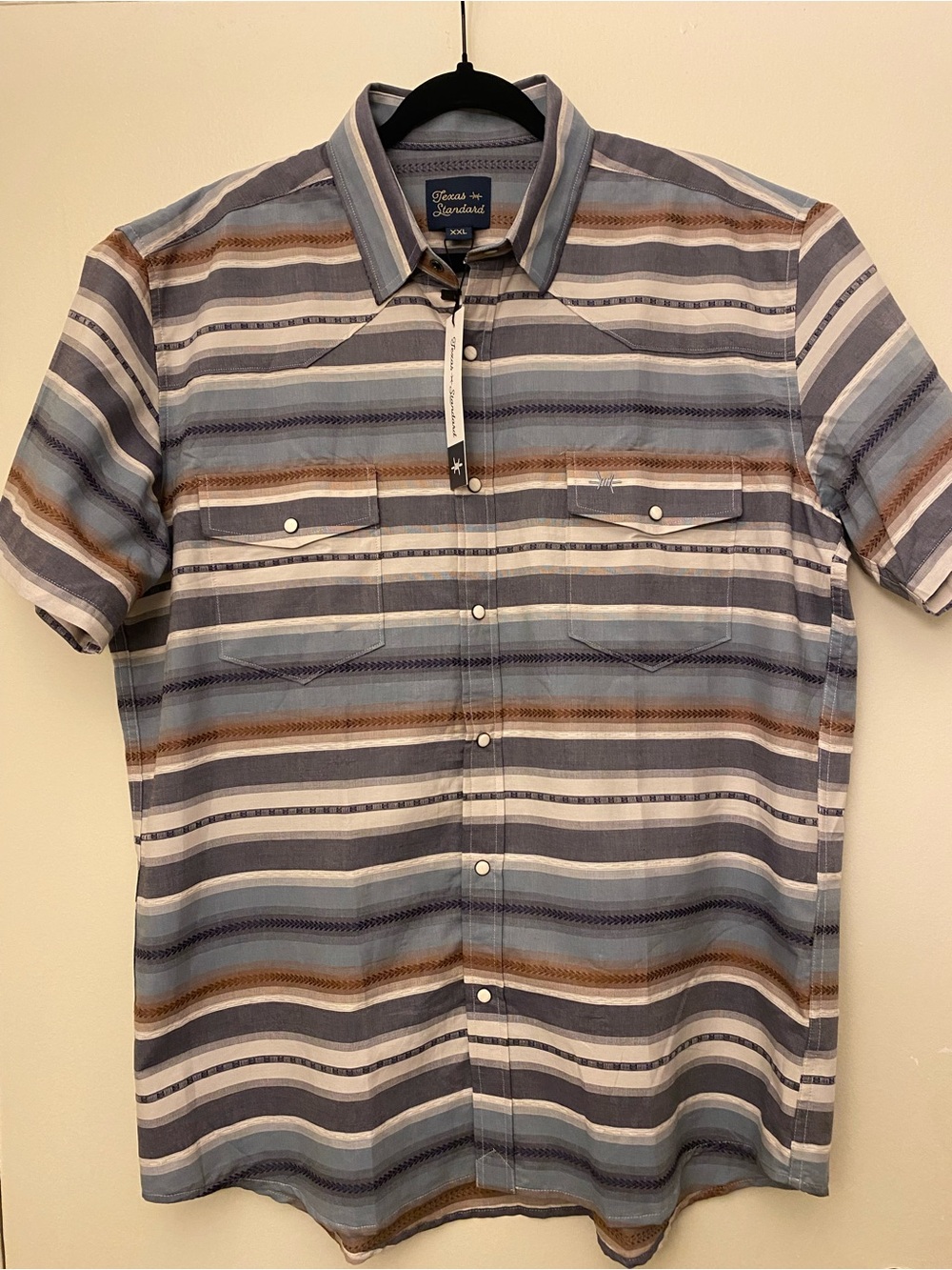 Texas Standard Pecos Pearl Snap Western Shirt XXL NWT
